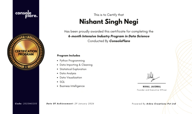 Best Data Analytics Course Online in Hindi with Power BI | Console Flare